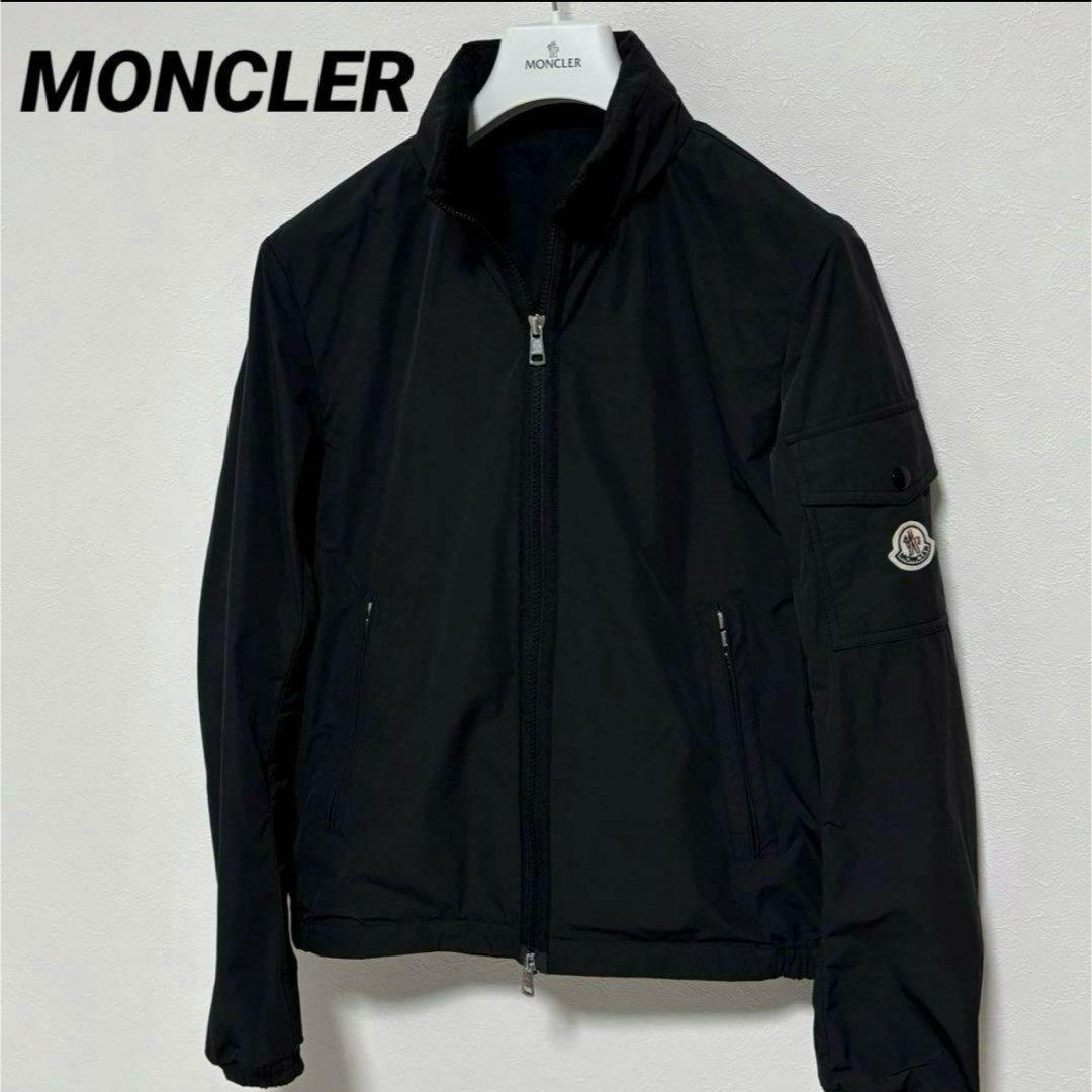 MONCLER - モンクレール MONCLER BRIZE ブラック ナイロン MONCLER - モンクレール MONCLER BRIZE ブラック ナイロン