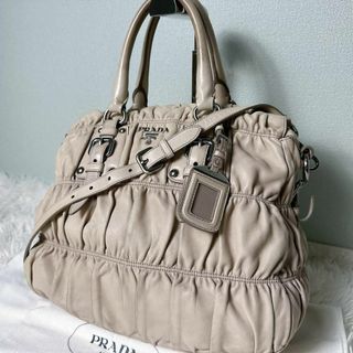PRADA - 極美品PRADA チェーンキルティングナイロンバッグ2wayの PRADA - 極美品PRADA チェーンキルティングナイロンバッグ2wayの