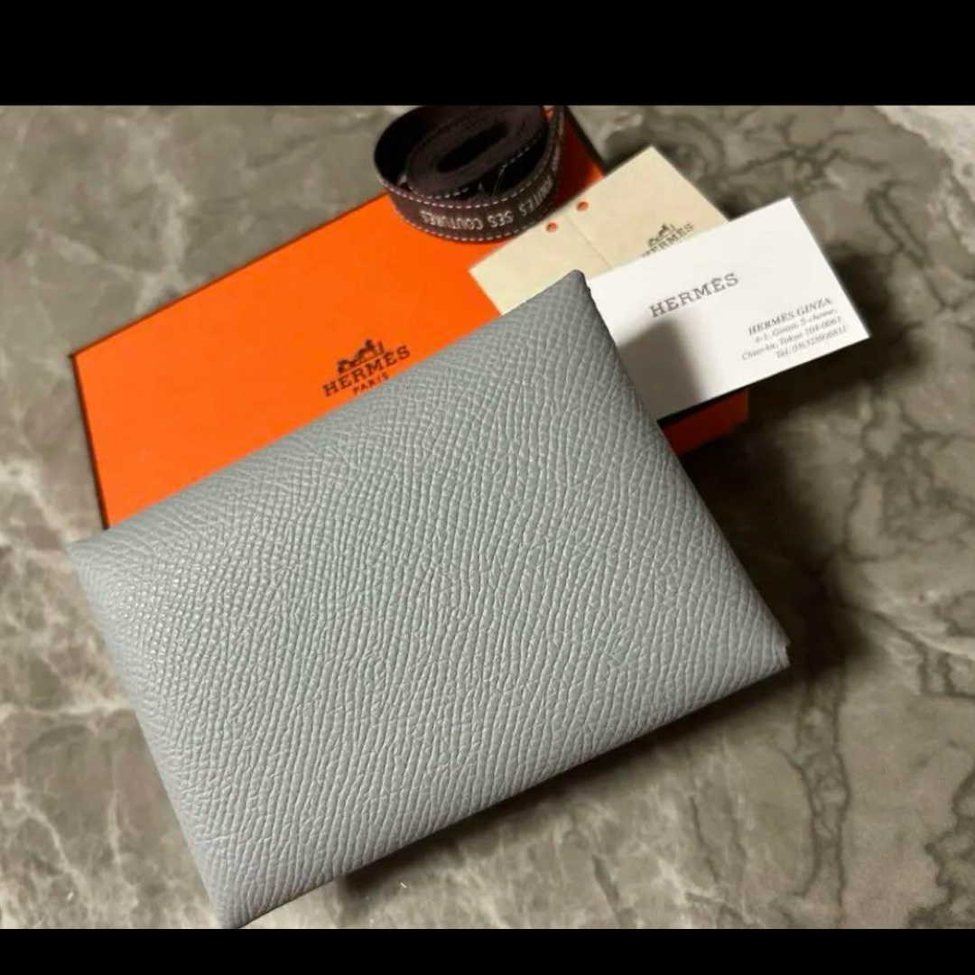 低価格 カルヴィデュオ HERMES - HERMES 新品未使用 K刻 ブルーグラシエ 小物