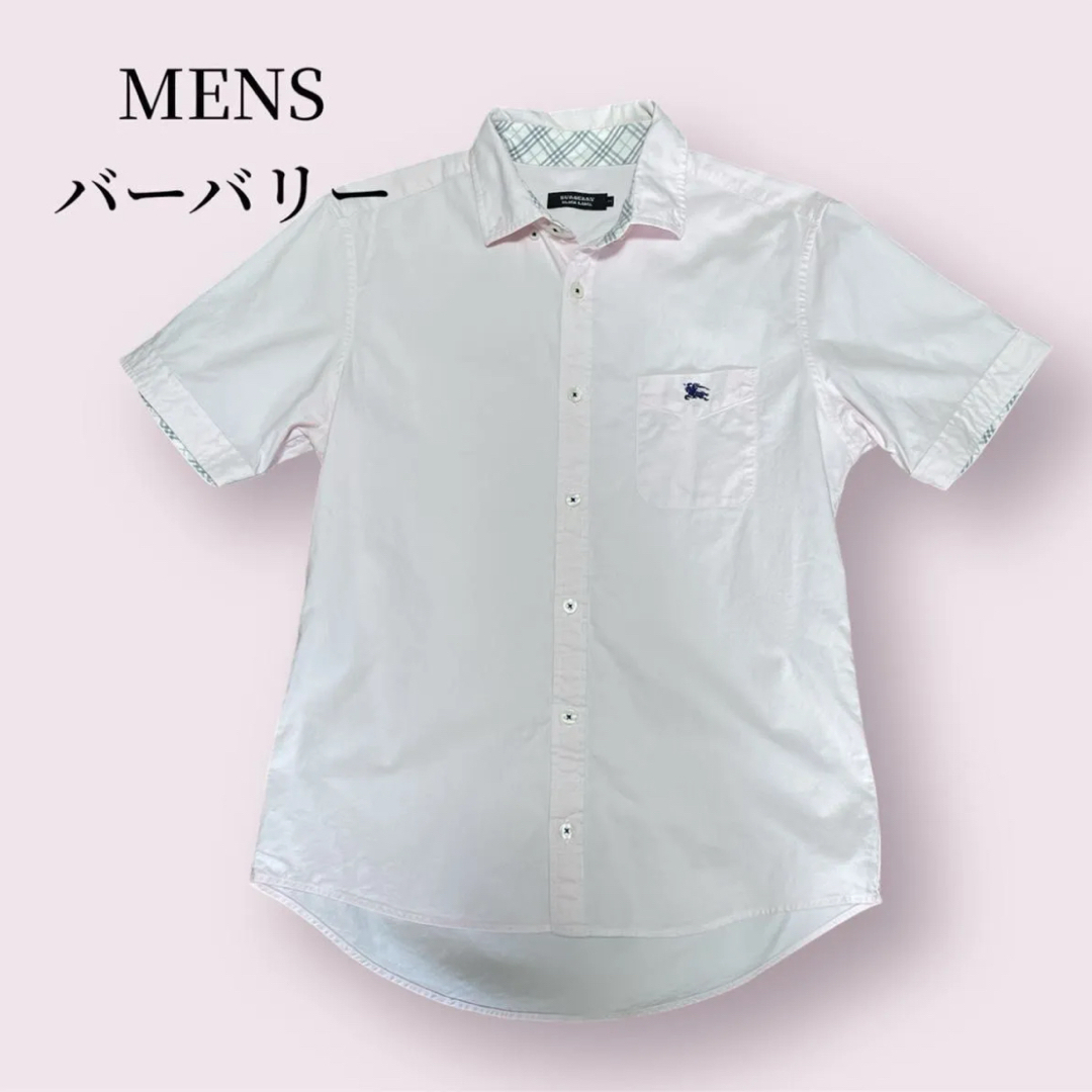 BURBERRY BLACK LABEL - 【早い者勝ち☆】バーバリー メンズ半袖 BURBERRY BLACK LABEL - 【早い者勝ち☆】バーバリー メンズ半袖