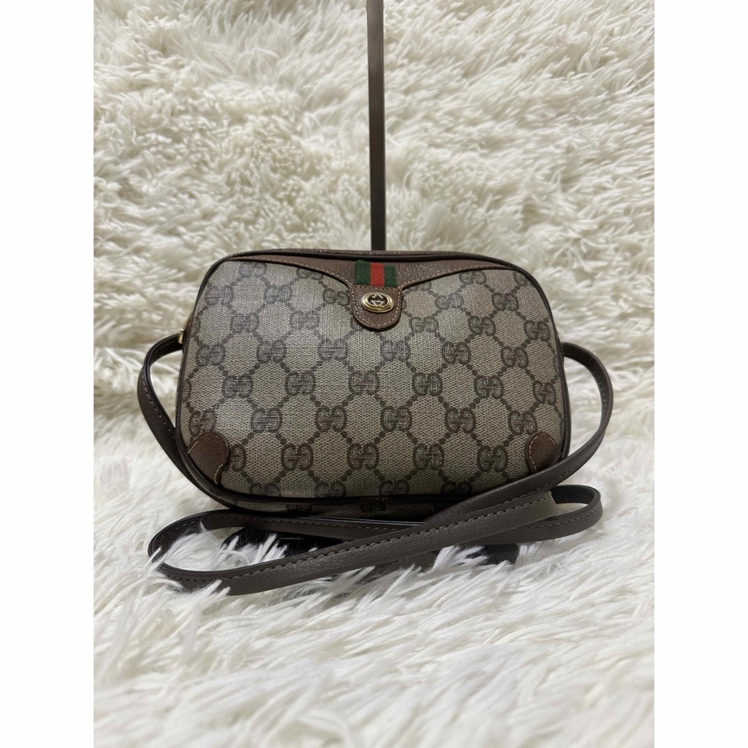 GUCCI - 希少 レア オールドグッチ GG 総柄 レザー ショルダー GUCCI - 希少 レア オールドグッチ GG 総柄 レザー ショルダー