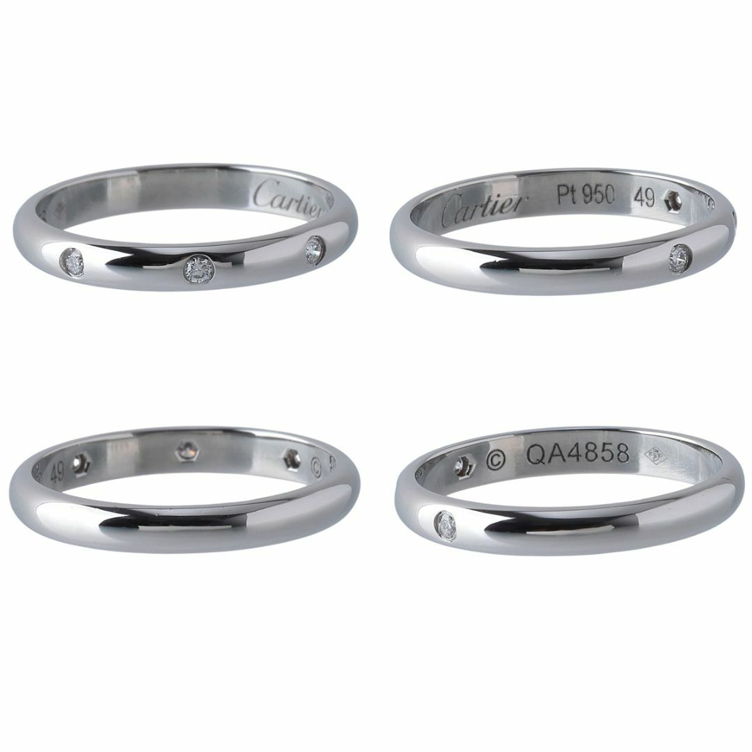 Cartier - カルティエ ダイヤ リング 1895 ウェディング 3PD #49 Cartier - カルティエ ダイヤ リング 1895 ウェディング 3PD #49
