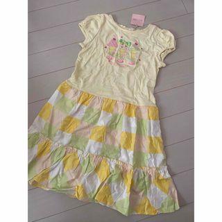 mezzo piano - メゾピアノ 140 ワンピース アイスクリーム mezzo piano - メゾピアノ 140 ワンピース アイスクリーム