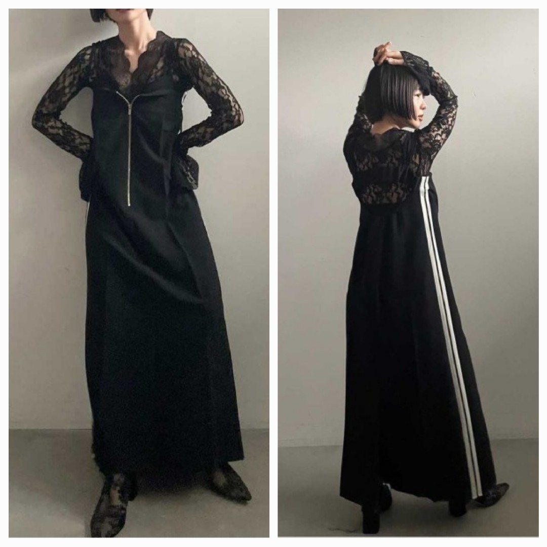 Ameri VINTAGE - AmeriVINTAGE SIDE MARBELT LADY LIKE ドレスの Ameri VINTAGE - AmeriVINTAGE SIDE MARBELT LADY LIKE ドレスの