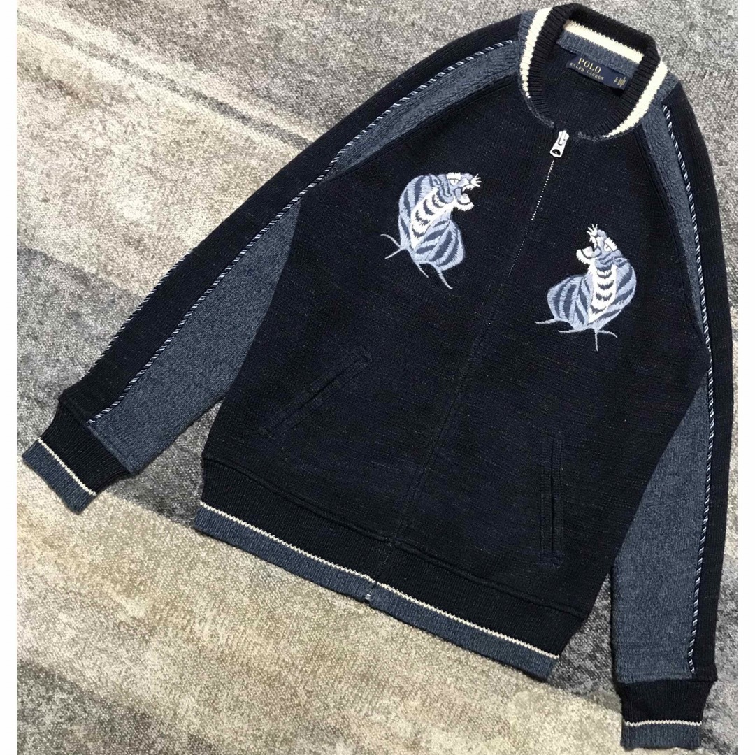 POLO RALPH LAUREN - 稀少種 圧巻のスーベニアデザイン&虎刺繍 POLO RALPH LAUREN - 稀少種 圧巻のスーベニアデザイン&虎刺繍