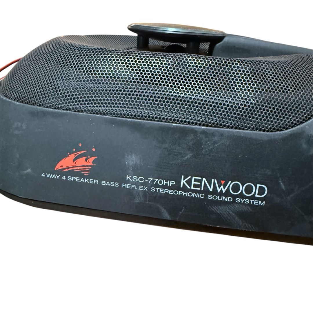 KENWOOD - 激レア 旧車 KEN WOOD KSC-770HP 光るスピーカーの KENWOOD - 激レア 旧車 KEN WOOD KSC-770HP 光るスピーカーの