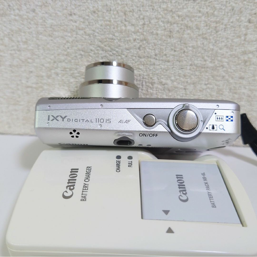 Canon - Canon IXY DIGITAL110 IS デジタルカメラ 充電器付きの Canon - Canon IXY DIGITAL110 IS デジタルカメラ 充電器付きの