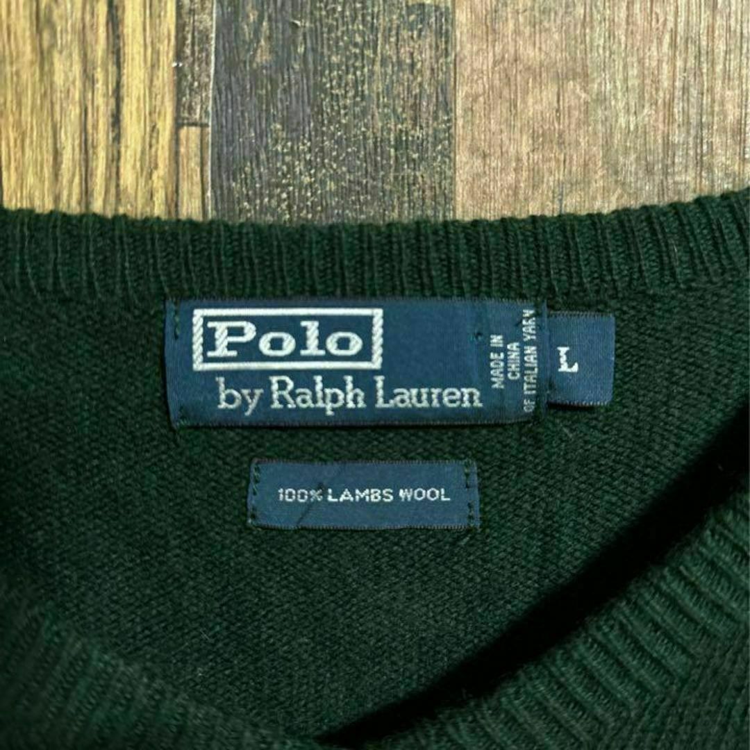 POLO RALPH LAUREN - ラルフローレン Vネック ニット ウール POLO RALPH LAUREN - ラルフローレン Vネック ニット ウール