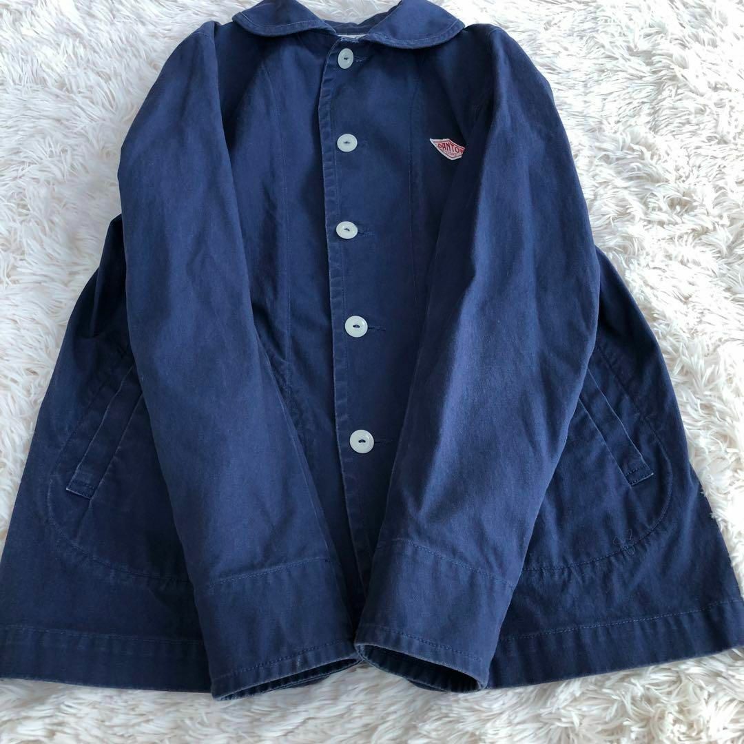 DANTON - DANTONダントンコットンカバーオール36ネイビーブルー DANTON - DANTONダントンコットンカバーオール36ネイビーブルー