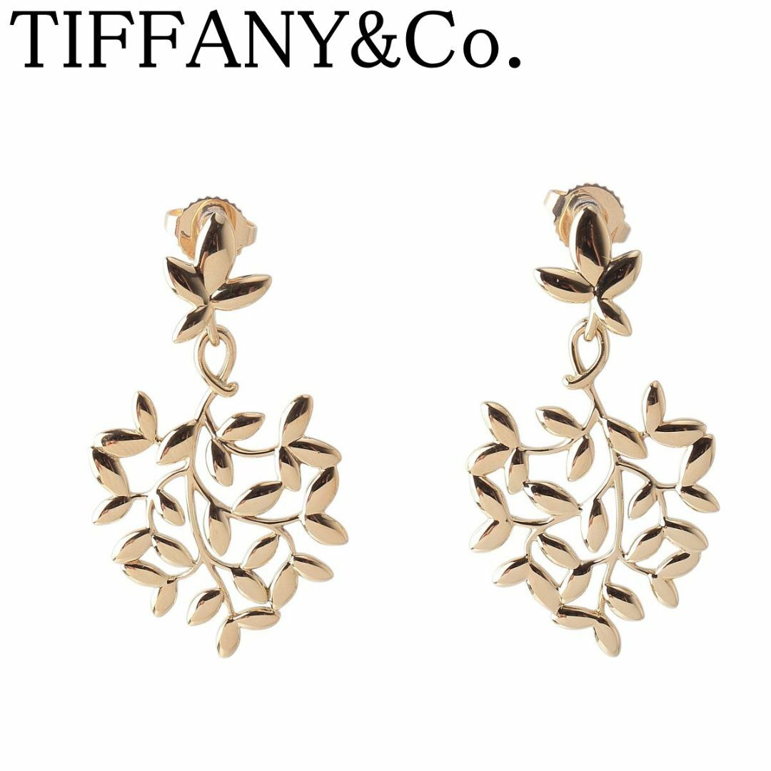 Tiffany & Co. - ティファニー オリーブリーフ ピアス AU750YG Tiffany & Co. - ティファニー オリーブリーフ ピアス AU750YG