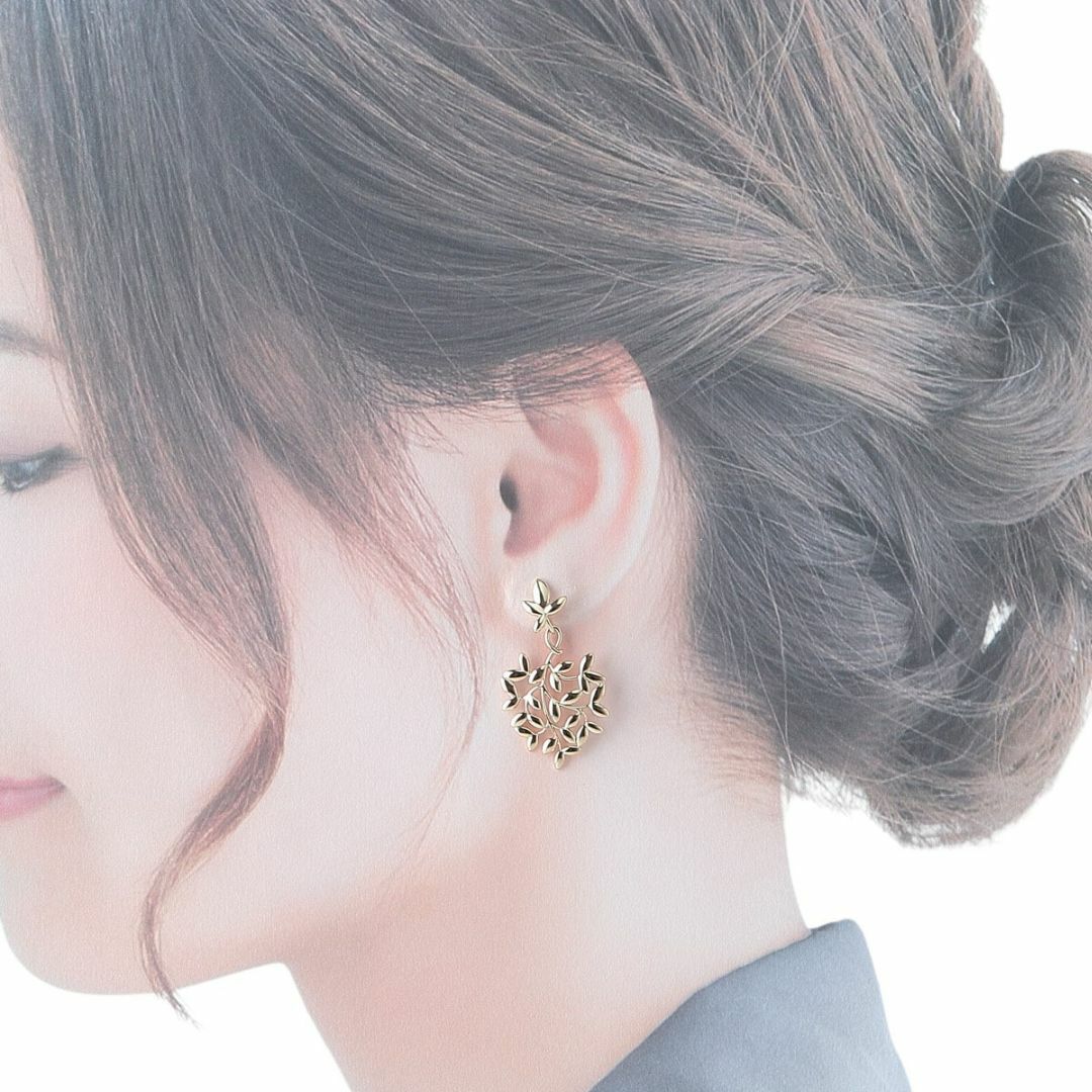 Tiffany & Co. - ティファニー オリーブリーフ ピアス AU750YG Tiffany & Co. - ティファニー オリーブリーフ ピアス AU750YG