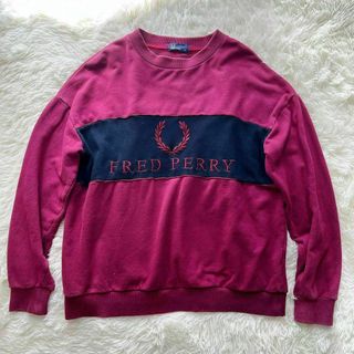FRED PERRY - 希少色 フレッドペリー センターロゴ刺繡 FRED PERRY - 希少色 フレッドペリー センターロゴ刺繡