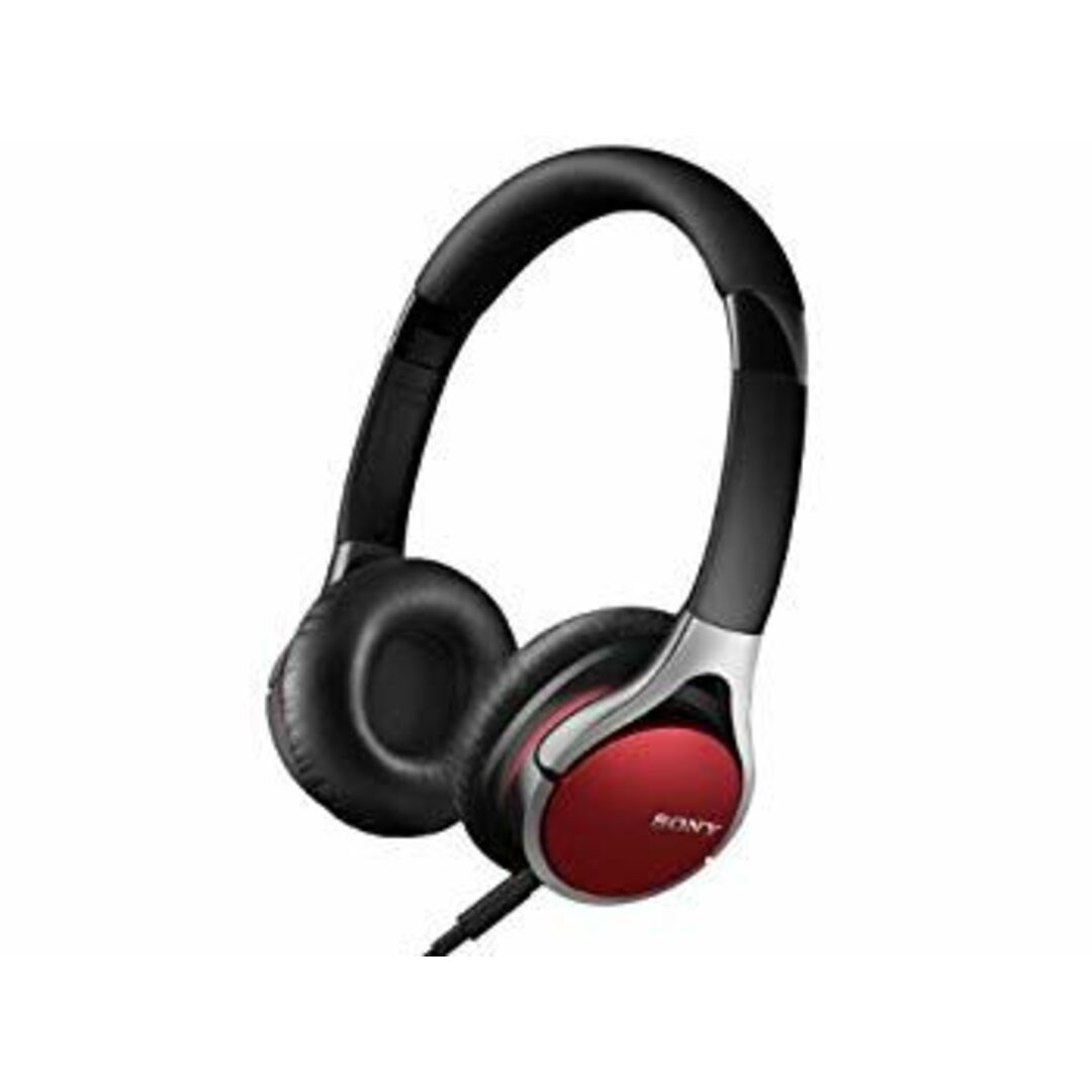 SONY 密閉型オンイヤーヘッドホン ハイレゾ音源対応 リモコン・マイク付 折りたたみ式 レッド MDR-10RC/R rdzdsi3 スマホ/家電/カメラのオーディオ機器(ヘッドフォン/イヤフォン)の商品写真