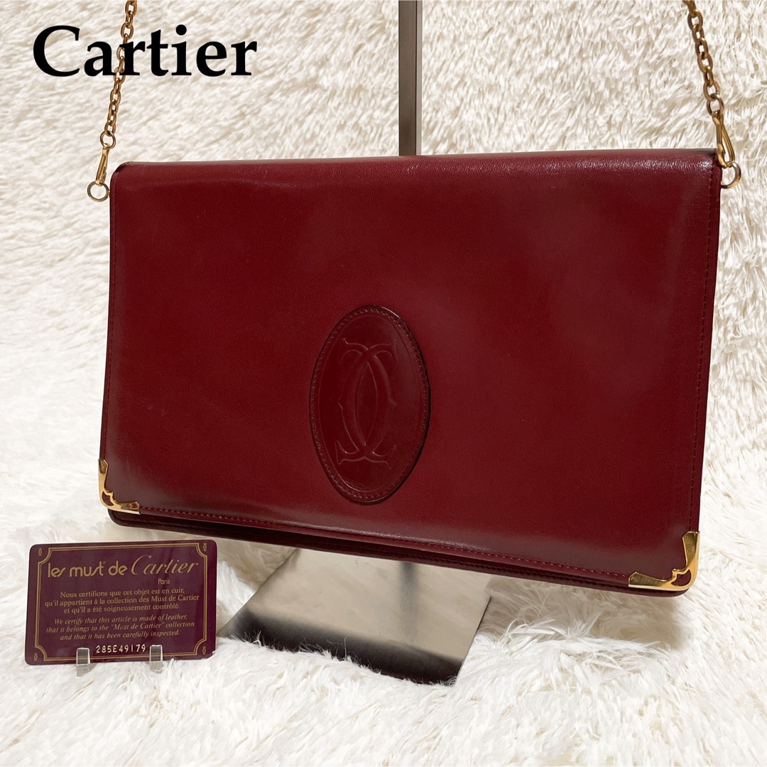 Cartier - Cartier カルティエ マストライン ショルダーバッグ Cartier - Cartier カルティエ マストライン ショルダーバッグ