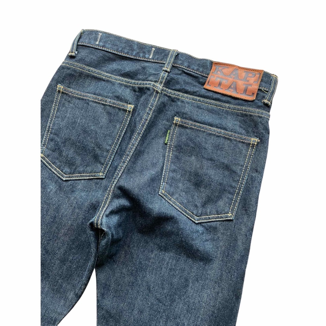 KAPITAL - 【美品】KAPITAL 岡山御津工場産デニム ジーンズ 濃紺 KAPITAL - 【美品】KAPITAL 岡山御津工場産デニム ジーンズ 濃紺