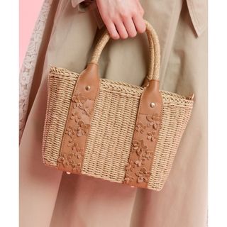 ウィルセレクション(WILLSELECTION)のフラワー2wayカゴバッグ(かごバッグ/ストローバッグ)