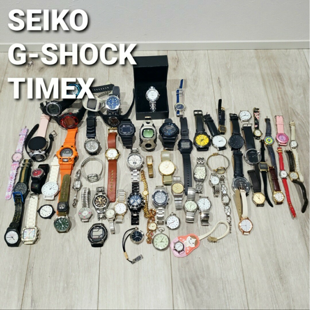 SEIKO - 値下げSEIKO FF8 G-SHOCK 腕時計67本 まとめ売り!!の SEIKO - 値下げSEIKO FF8 G-SHOCK 腕時計67本 まとめ売り!!の
