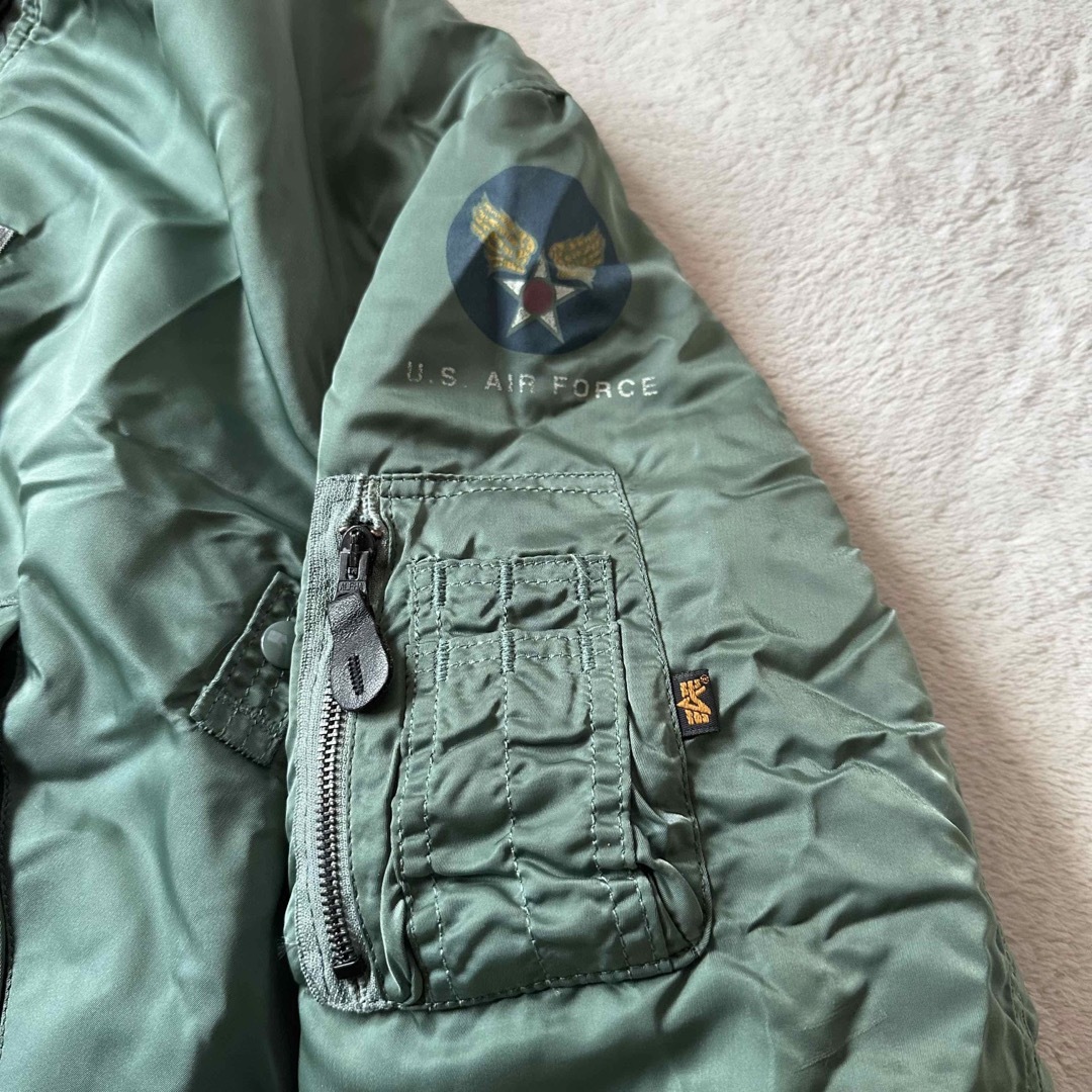 ALPHA INDUSTRIES - ALPHA アルファ MA-1 USA製 50s 復刻 ALPHA INDUSTRIES - ALPHA アルファ MA-1 USA製 50s 復刻