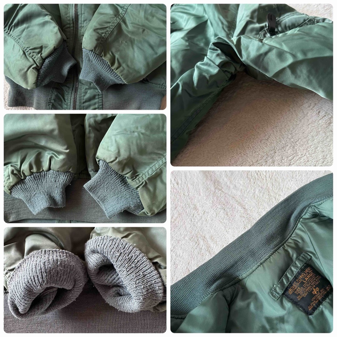 ALPHA INDUSTRIES - ALPHA アルファ MA-1 USA製 50s 復刻 ALPHA INDUSTRIES - ALPHA アルファ MA-1 USA製 50s 復刻