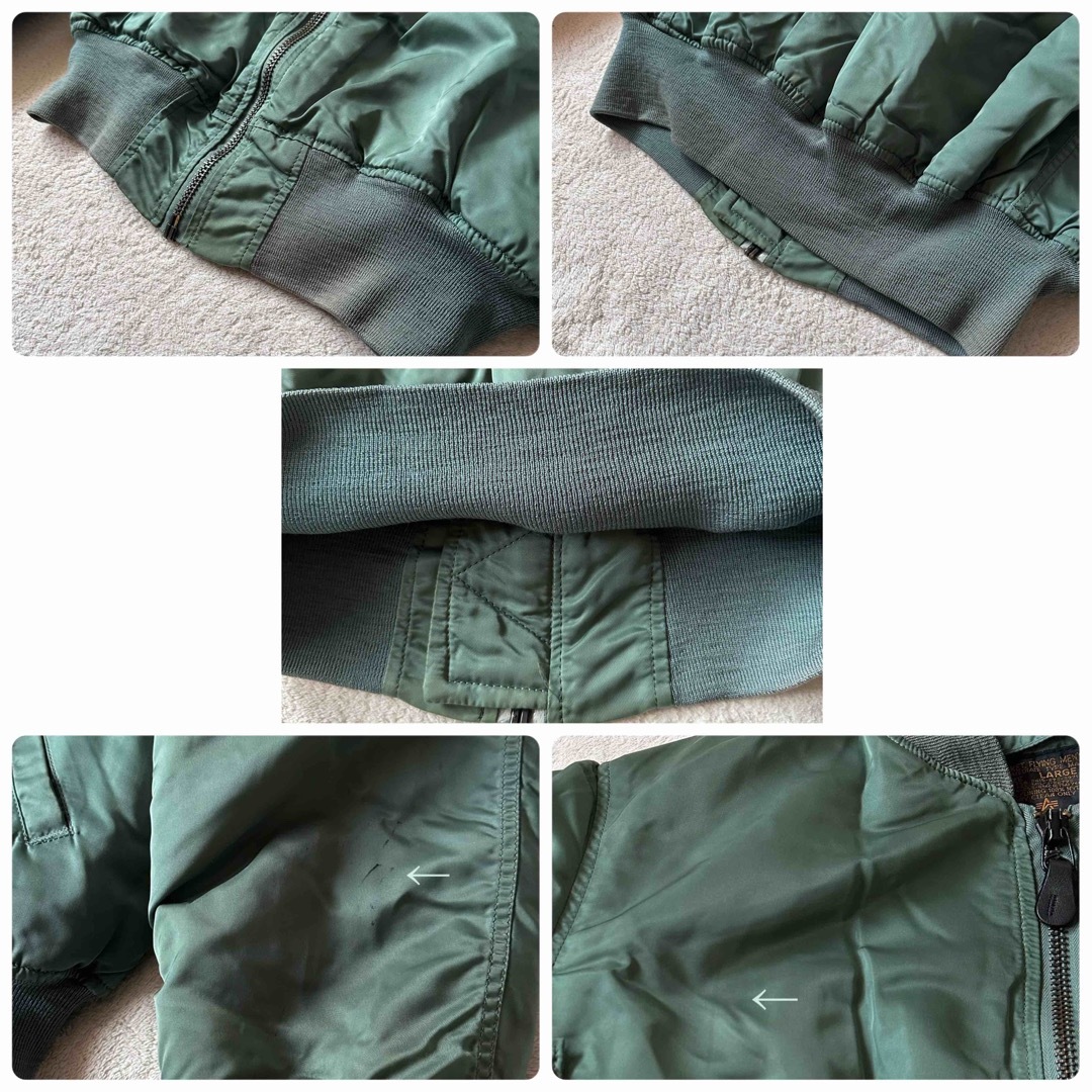 ALPHA INDUSTRIES - ALPHA アルファ MA-1 USA製 50s 復刻 ALPHA INDUSTRIES - ALPHA アルファ MA-1 USA製 50s 復刻