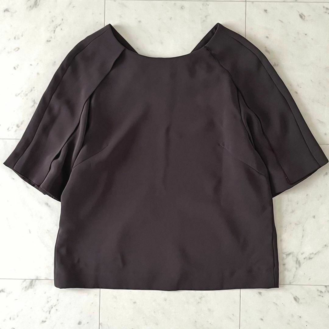 ADORE - 美品*アドーア フレアスリーブブラウス 38 ブラウン系 ADORE - 美品*アドーア フレアスリーブブラウス 38 ブラウン系