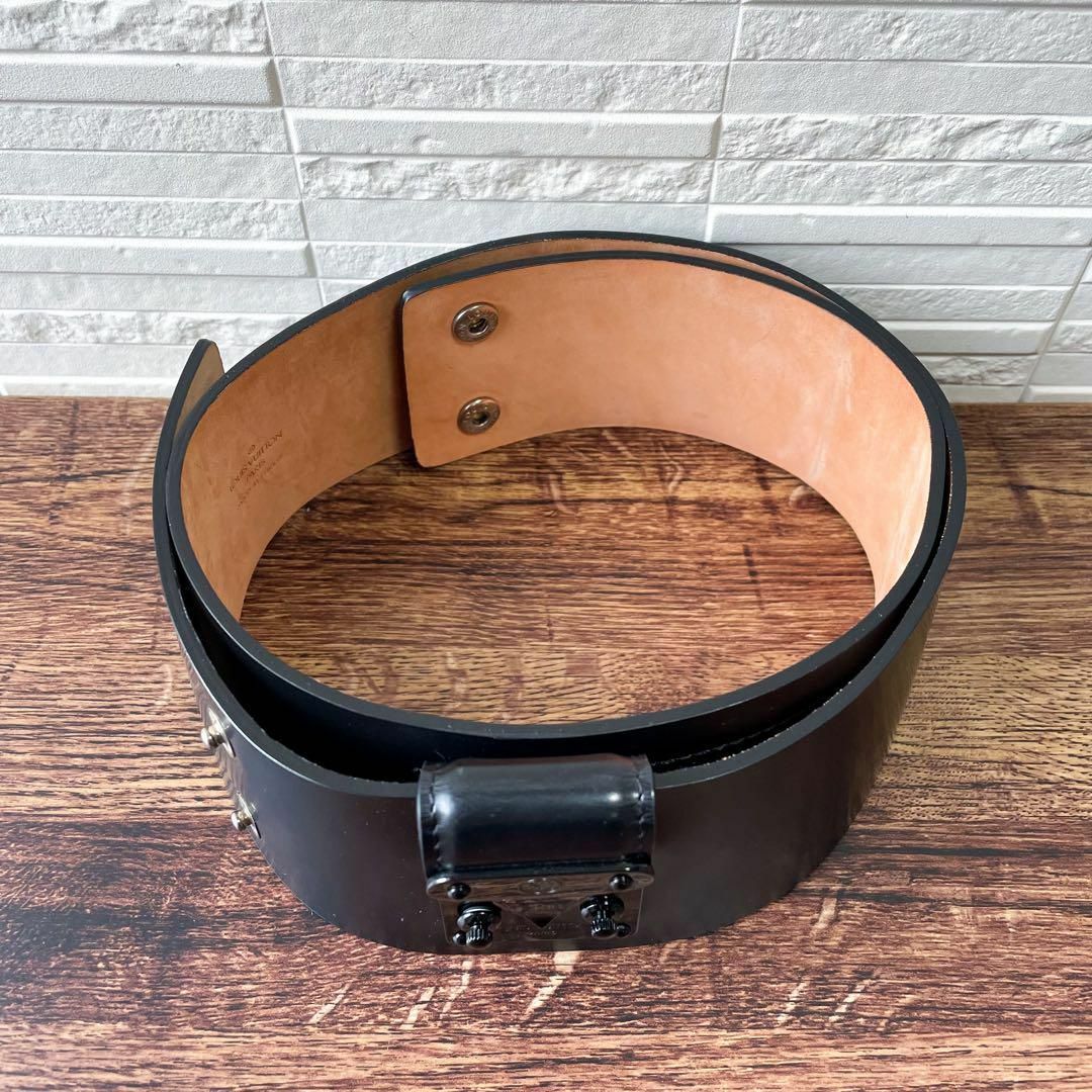 LOUIS VUITTON - 美品 ルイヴィトン レザー ウエスト ベルト LOUIS VUITTON - 美品 ルイヴィトン レザー ウエスト ベルト