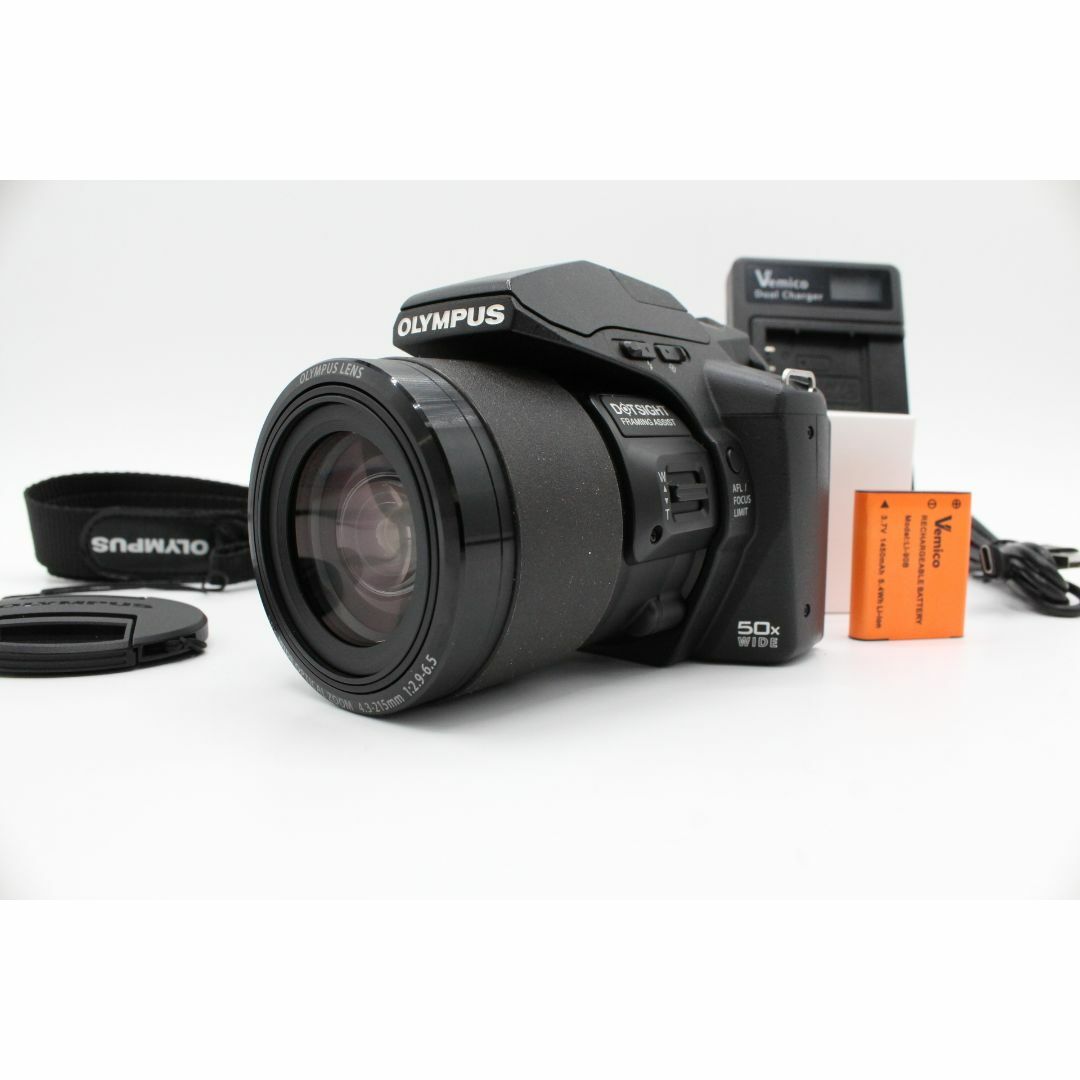 OLYMPUS - <<新品バッテリー(社外品)&充電器付き>>【美品 OLYMPUS - <<新品バッテリー(社外品)&充電器付き>>【美品