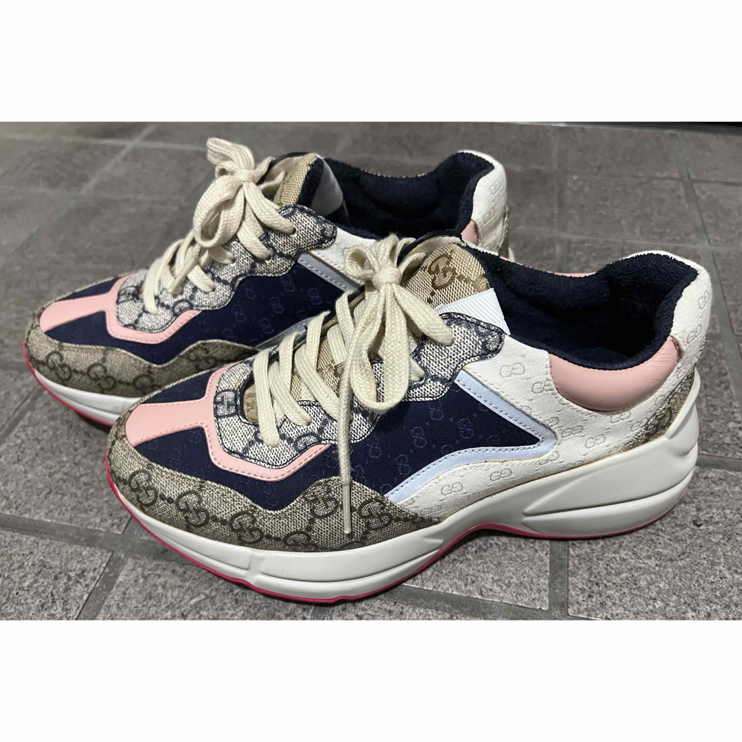 GUCCI - GUCCI レディーススニーカーの通販 by てん's shop GUCCI - GUCCI レディーススニーカーの通販 by てん's shop