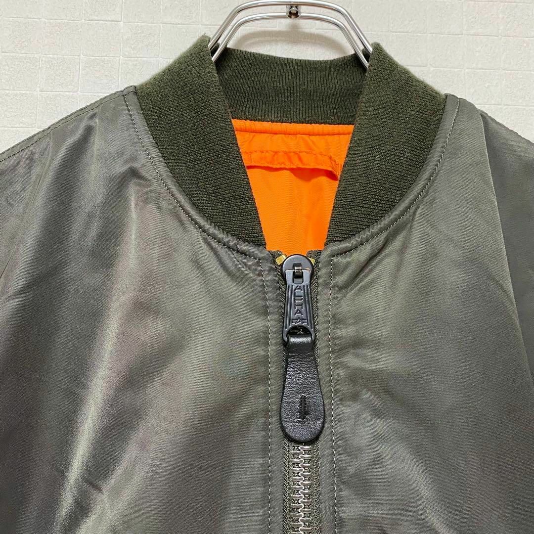 ALPHA INDUSTRIES - アルファインダストリーズ MA-1 カーキ ALPHA INDUSTRIES - アルファインダストリーズ MA-1 カーキ