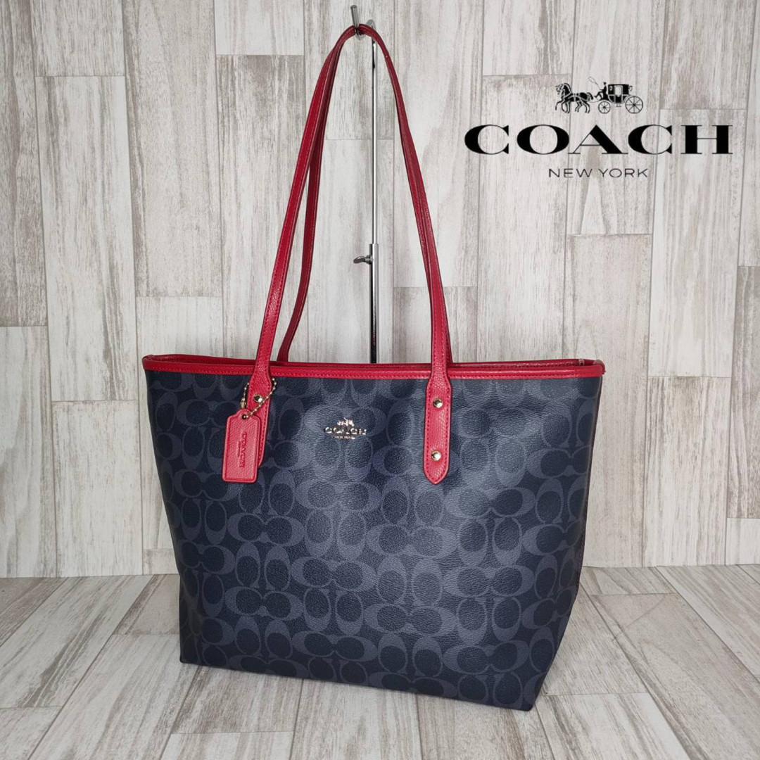 COACH - 70 COACH コーチ シグネチャー トートバッグ COACH - 70 COACH コーチ シグネチャー トートバッグ