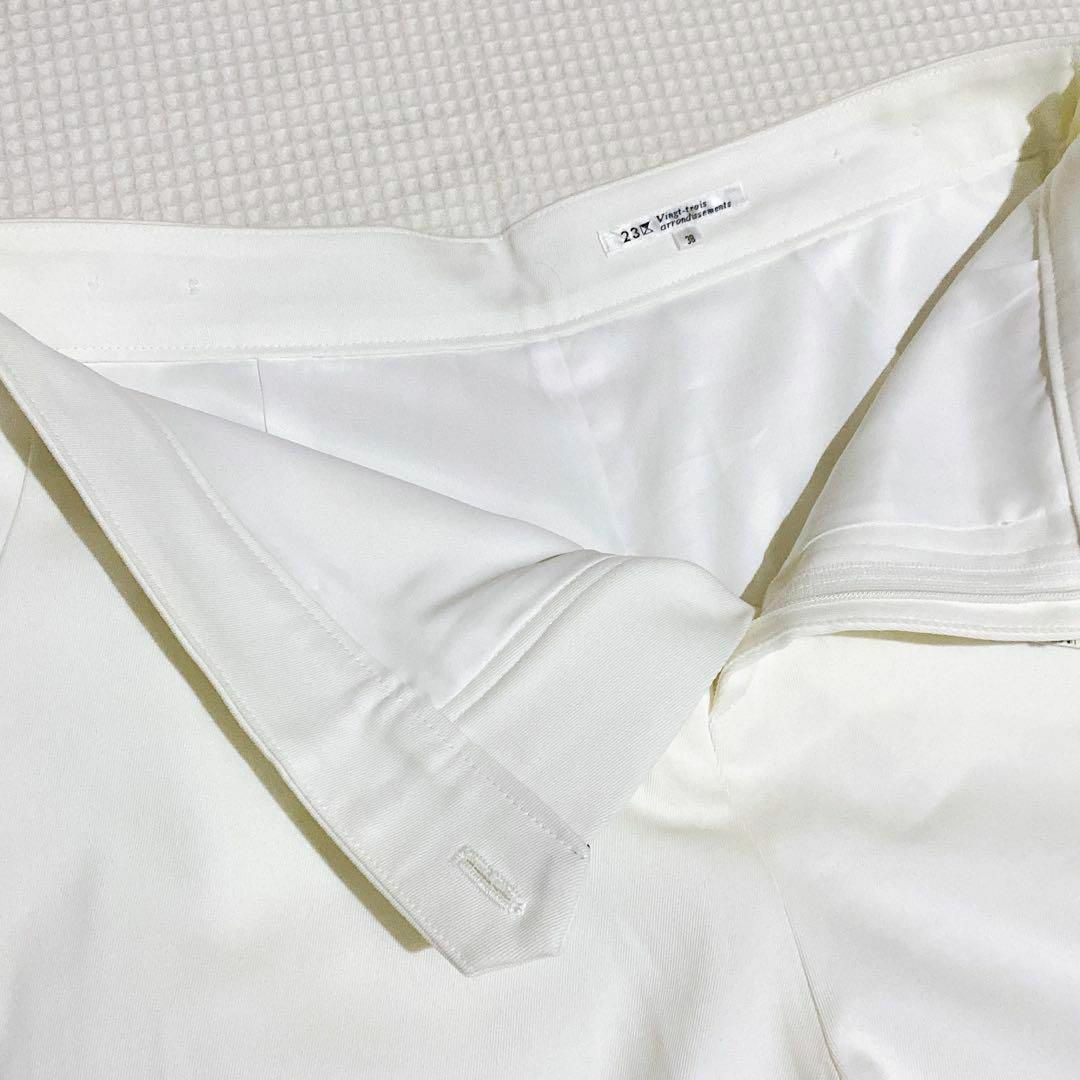 23区 - タグ付新品✨23区 マリンワイドパンツ パイピング 白 23区 - タグ付新品✨23区 マリンワイドパンツ パイピング 白