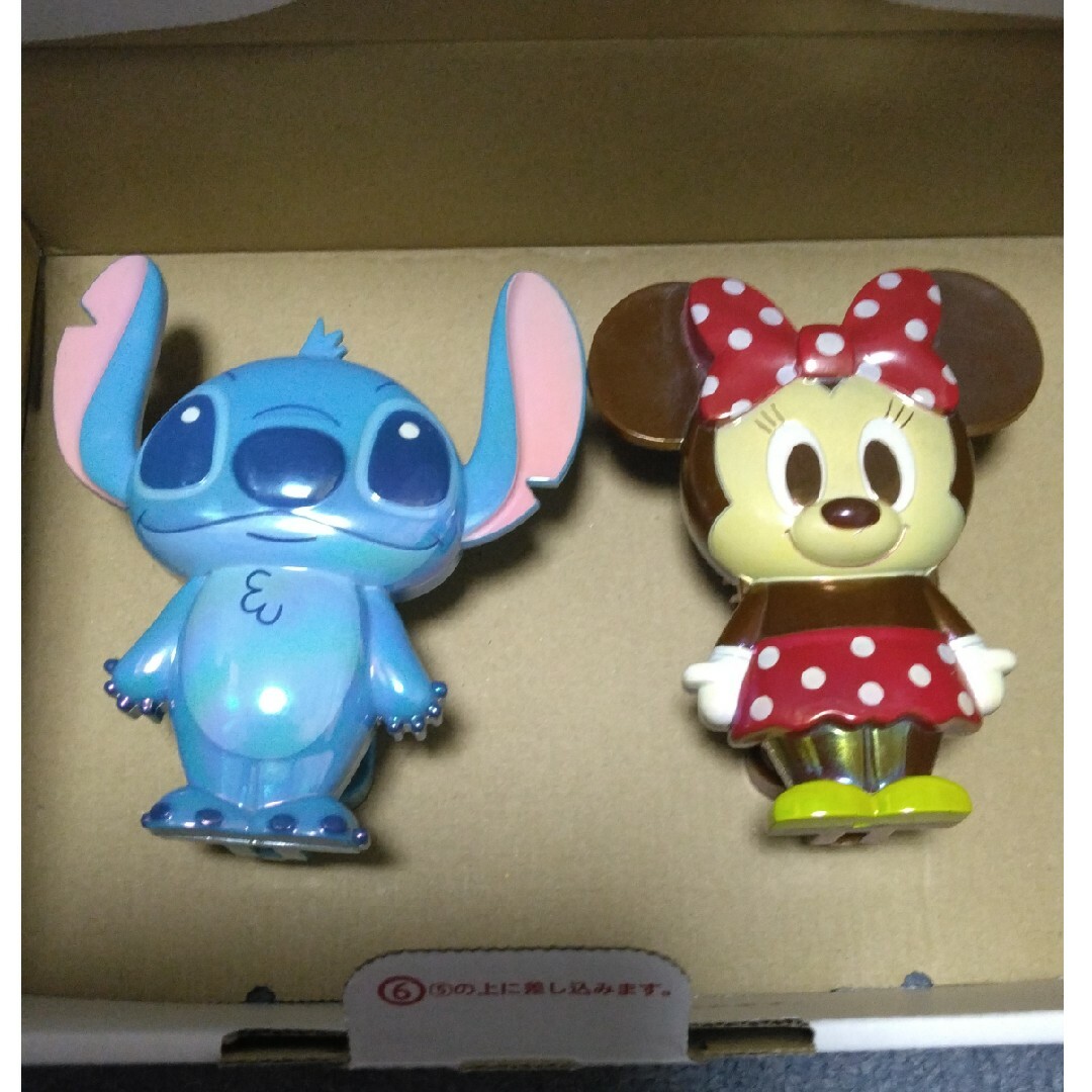 Disney - スティッチ&ミニーマウスミラー付き折り畳みブラシ2本 Disney - スティッチ&ミニーマウスミラー付き折り畳みブラシ2本