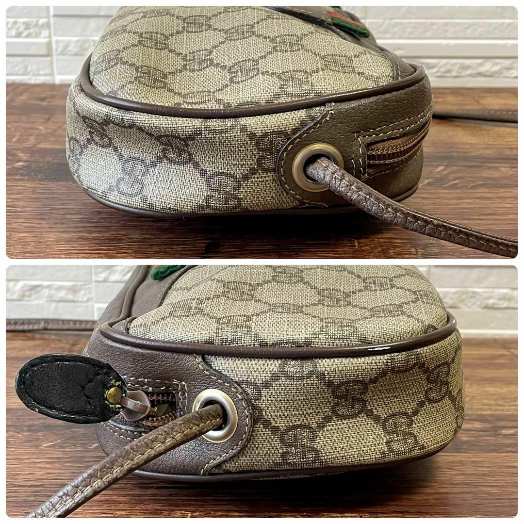 GUCCI - グッチ GGスプリーム PVC レザー オールド シェリー GUCCI - グッチ GGスプリーム PVC レザー オールド シェリー