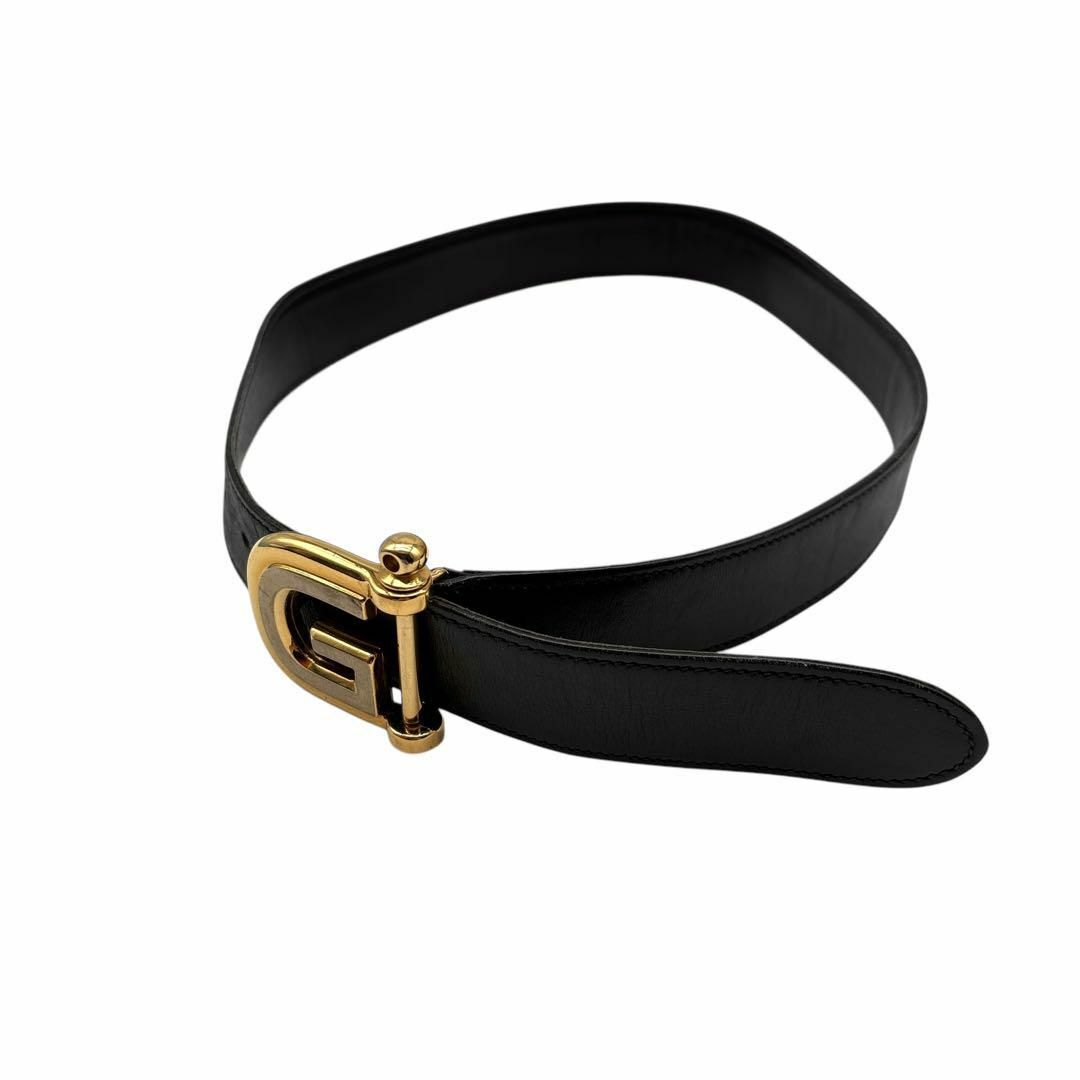 GUCCI - 【希少】OLD GUCCI オールドグッチ ベルト レザー 黒 GUCCI - 【希少】OLD GUCCI オールドグッチ ベルト レザー 黒