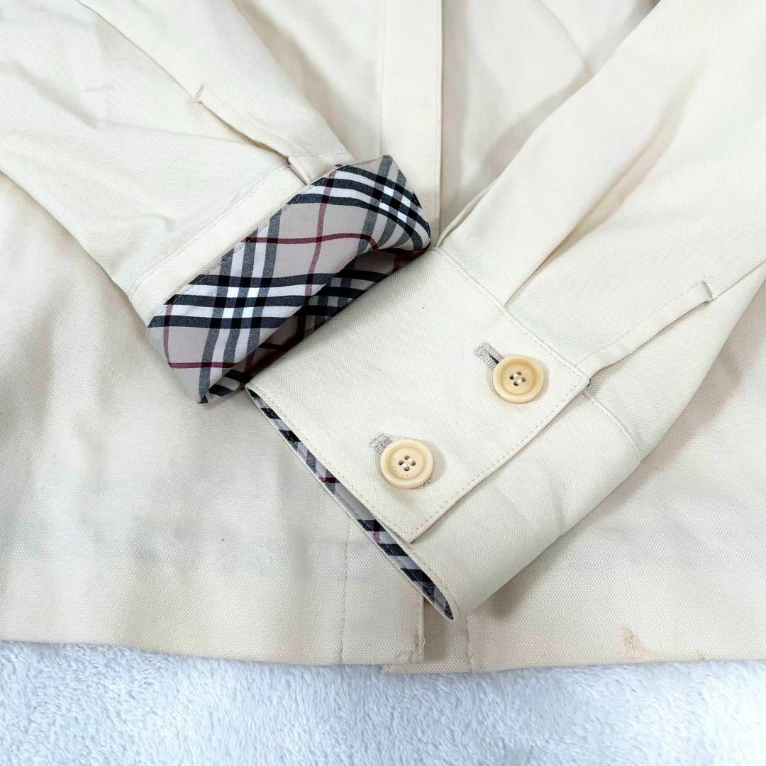BURBERRY - バーバリーロンドン クリーム色 ノバチェック シャツ BURBERRY - バーバリーロンドン クリーム色 ノバチェック シャツ