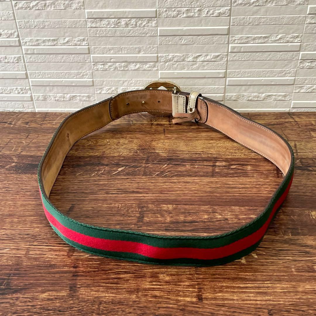 GUCCI - グッチ GG インターロッキング バックル ベルト GUCCI - グッチ GG インターロッキング バックル ベルト