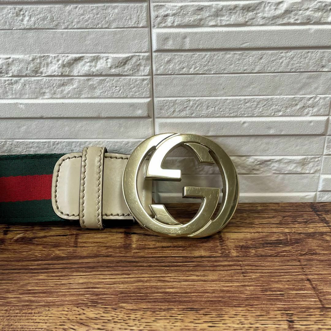 GUCCI - グッチ GG インターロッキング バックル ベルト GUCCI - グッチ GG インターロッキング バックル ベルト