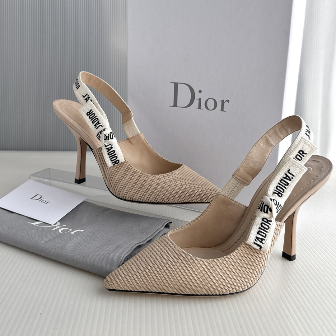 Christian Dior - DIOR ディオール スリングバック ミュール Christian Dior - DIOR ディオール スリングバック ミュール
