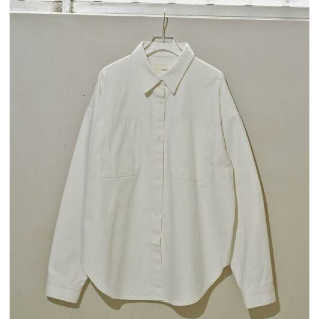 TODAYFUL - todayful Cottontwill Over Shirts whiteの通販 by TODAYFUL - todayful Cottontwill Over Shirts whiteの通販 by