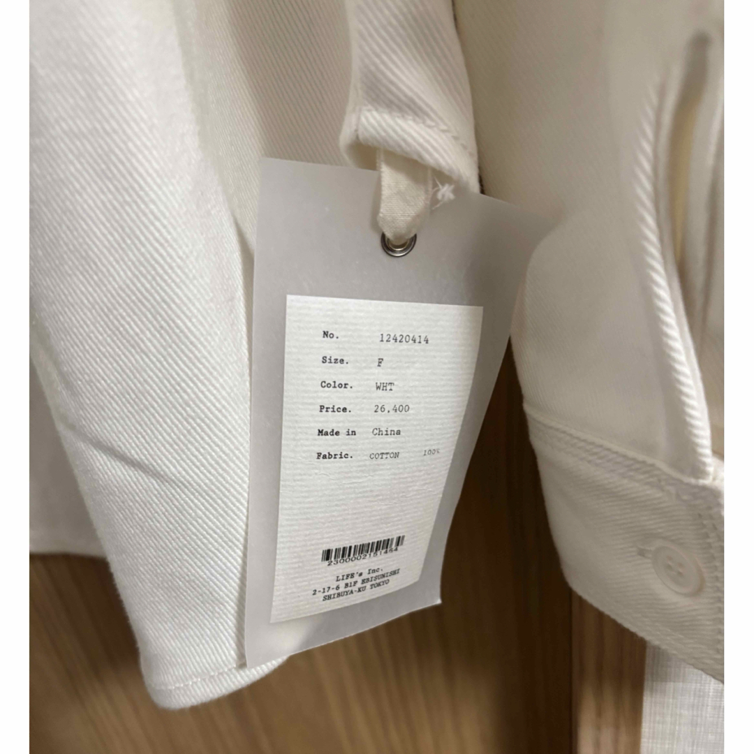 TODAYFUL - todayful Cottontwill Over Shirts whiteの通販 by TODAYFUL - todayful Cottontwill Over Shirts whiteの通販 by