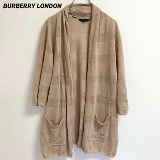 BURBERRY - 美品 BURBERRY バーバリー カーディガン 羊毛 シルク BURBERRY - 美品 BURBERRY バーバリー カーディガン 羊毛 シルク