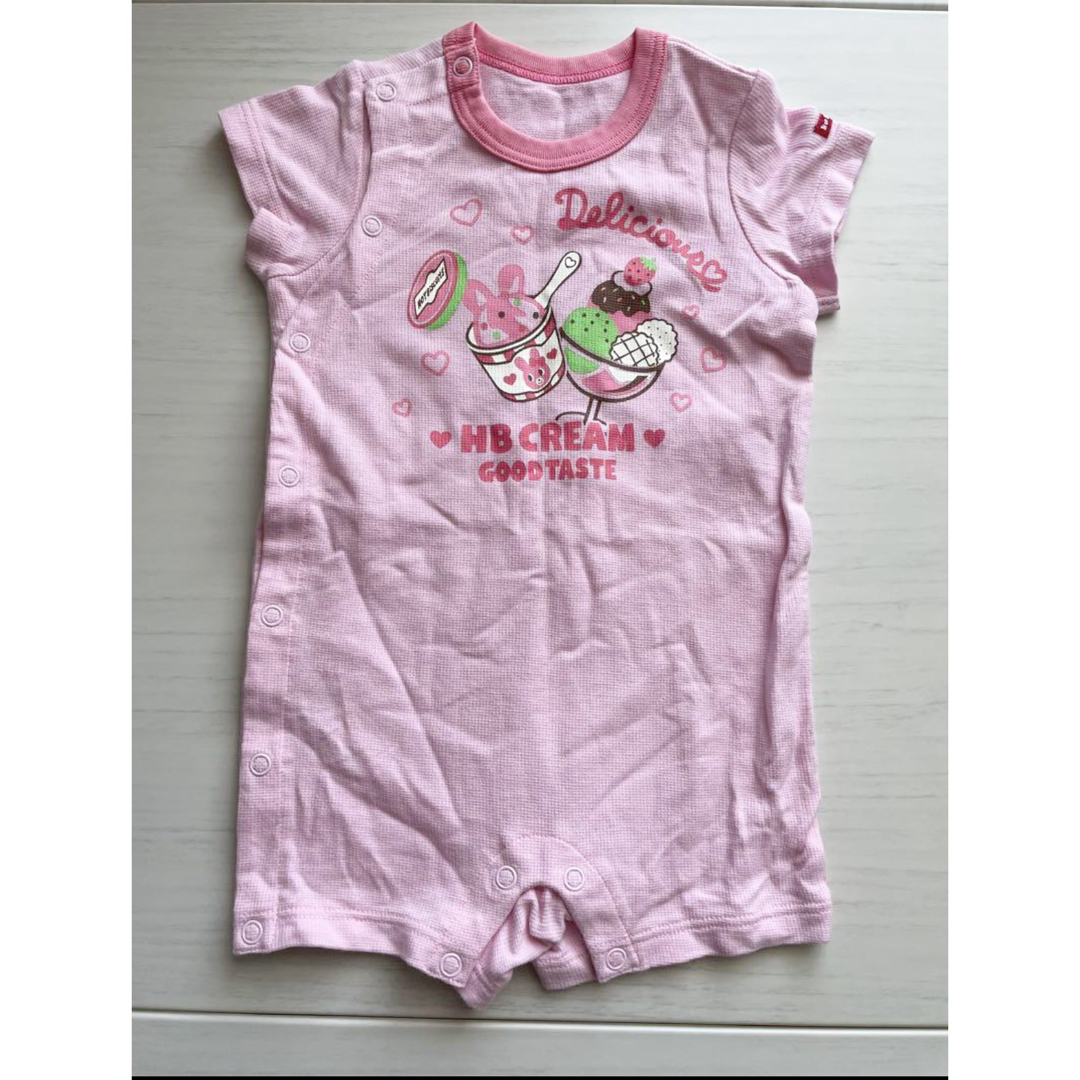 HOT BISCUITS(ホットビスケッツ)のミキハウス mikihouse ホットビスケッツ ロンパース キッズ/ベビー/マタニティのベビー服(~85cm)(ロンパース)の商品写真