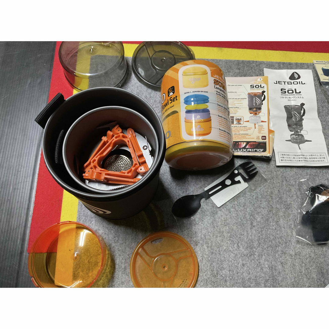 JETBOIL SUMO1.8ℓポット&SOL0.8ℓポットバーナー新品ボウル付