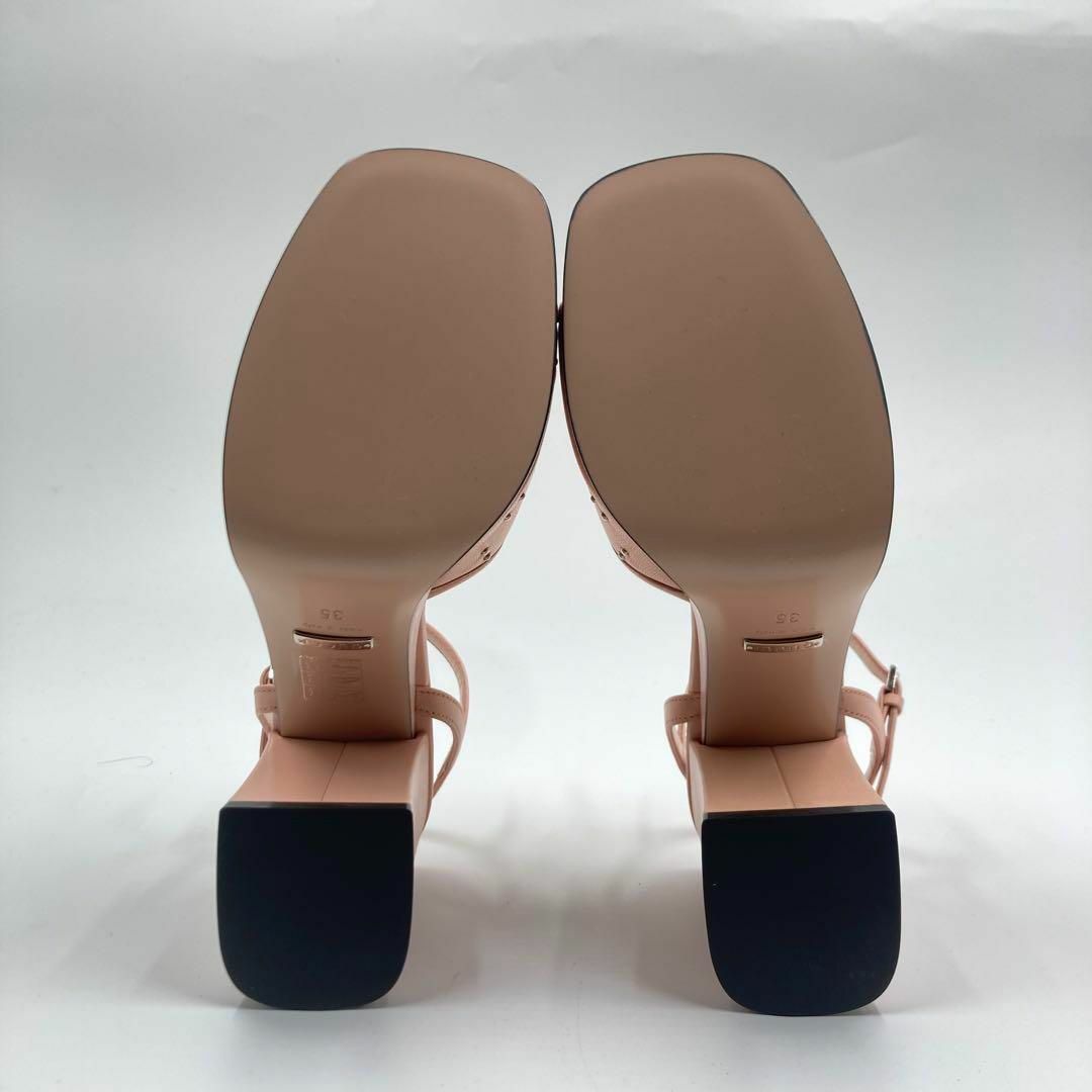 GUCCI - 新品未使用GUCCI ピンクベージュ サンダル インター GUCCI - 新品未使用GUCCI ピンクベージュ サンダル インター
