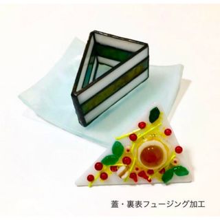 ステンドグラス(D) ショートケーキ皿付きセット 小物入れ(小物入れ)
