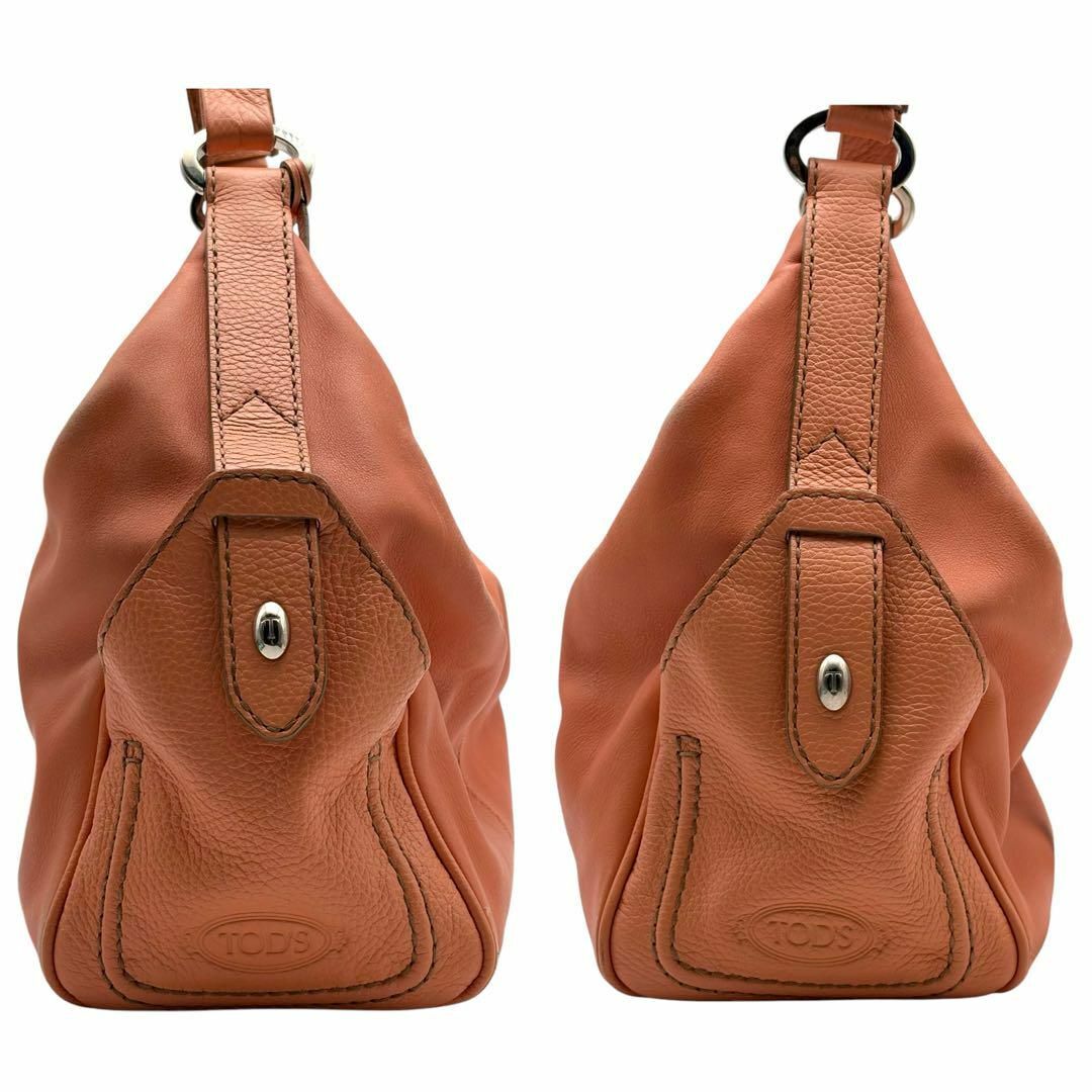 TOD'S - TODS トッズ ワンショルダーバッグ レザー ホーボー TOD'S - TODS トッズ ワンショルダーバッグ レザー ホーボー