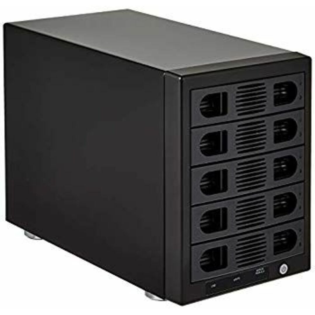 MARSHAL MAL355EU3R RAID対応 SATA3.5&SATA2.5インチHDD5台ケース 9jupf8b スマホ/家電/カメラのPC/タブレット(PCパーツ)の商品写真