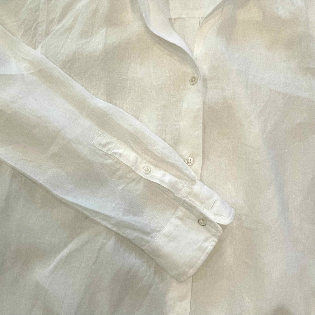 DEUXIEME CLASSE - Deuxieme Classe LINEN WASH シャツ ホワイト DEUXIEME CLASSE - Deuxieme Classe LINEN WASH シャツ ホワイト
