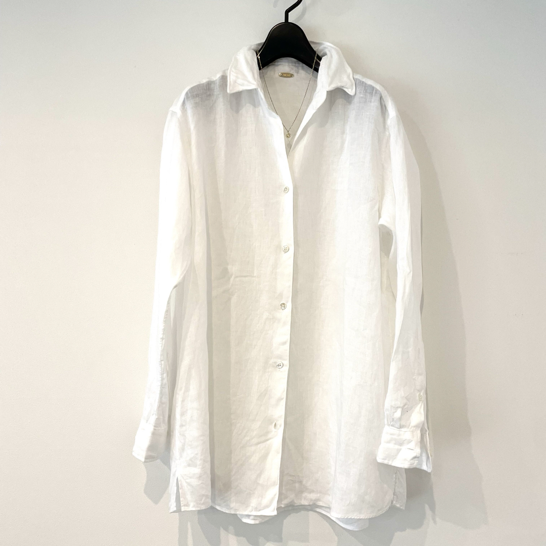 DEUXIEME CLASSE - Deuxieme Classe LINEN WASH シャツ ホワイト DEUXIEME CLASSE - Deuxieme Classe LINEN WASH シャツ ホワイト