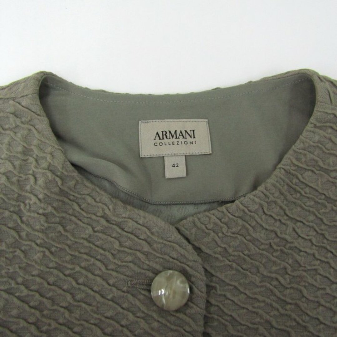 ARMANI COLLEZIONI - アルマーニコレッツォーニ ノーカラー ARMANI COLLEZIONI - アルマーニコレッツォーニ ノーカラー